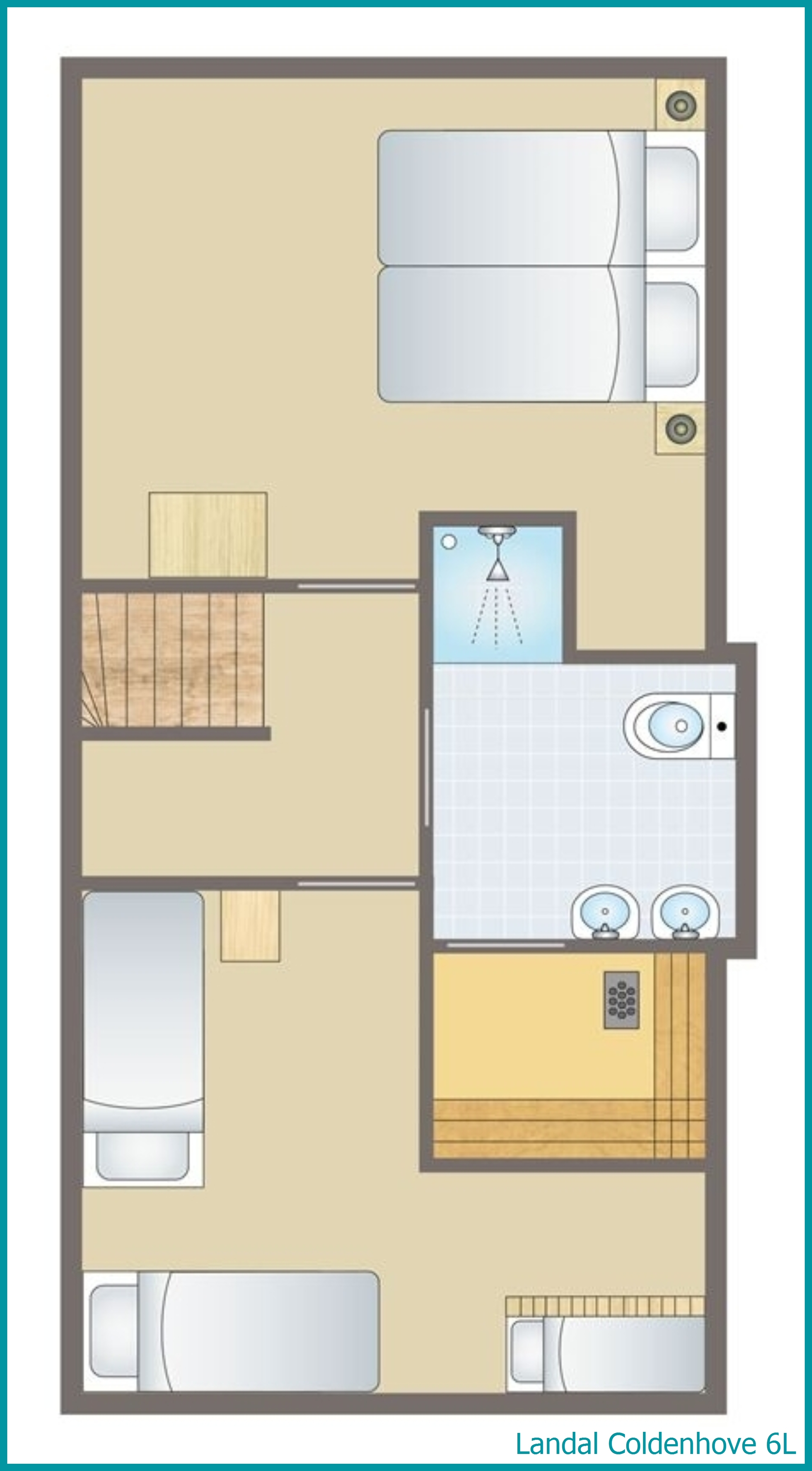 6-person bungalow 6L at Coldenhove