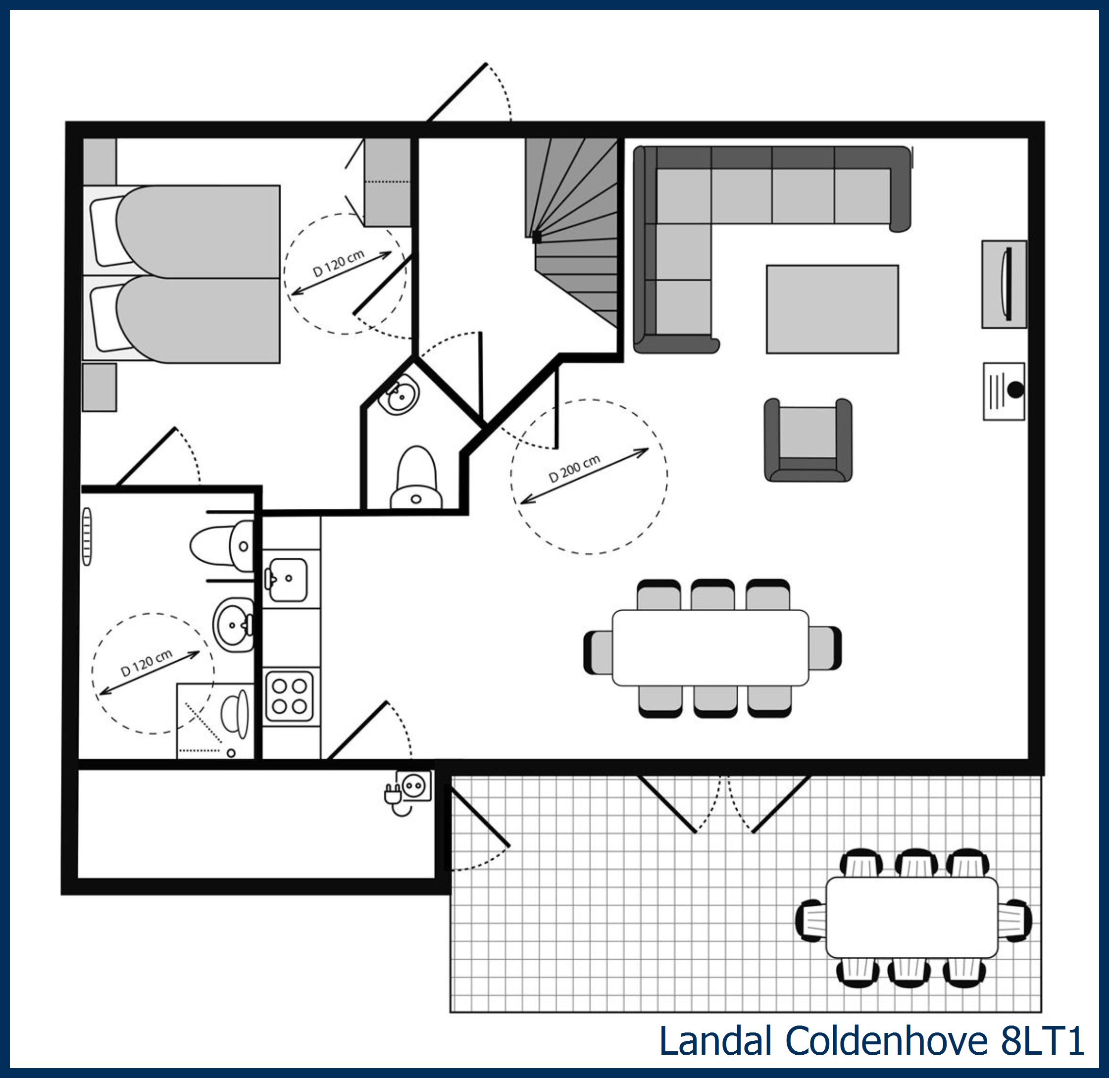 Bungalow - Extra accessible 8LT1 at Coldenhove