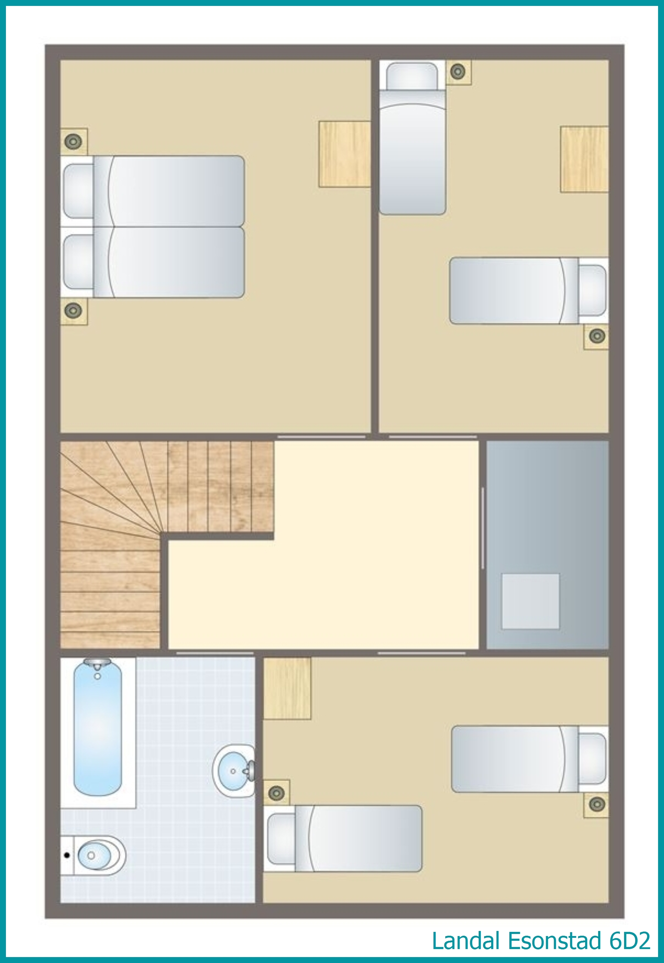 6-person residence 6D2 at Esonstad