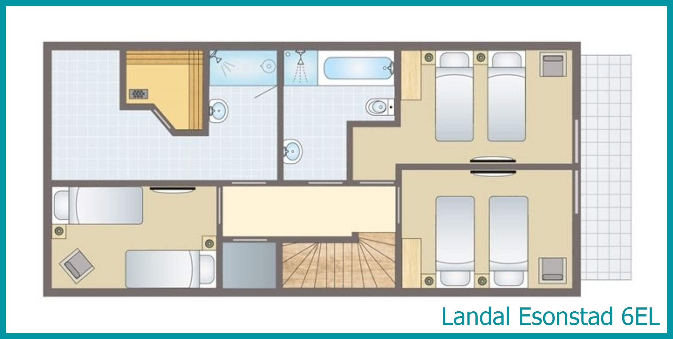 6-person residence 6EL at Esonstad