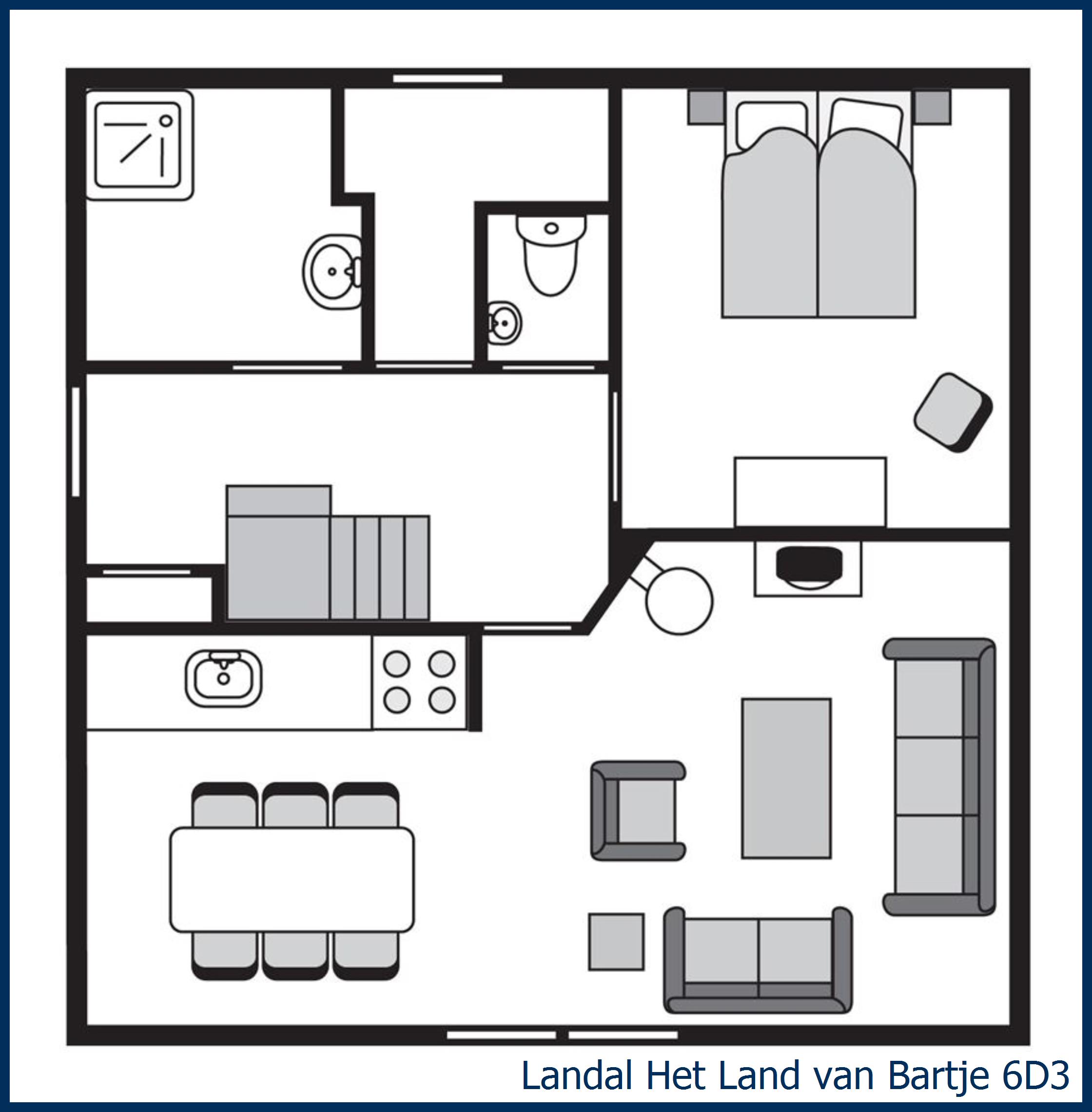 Farmhouse 6D3 at Het Land van Bartje