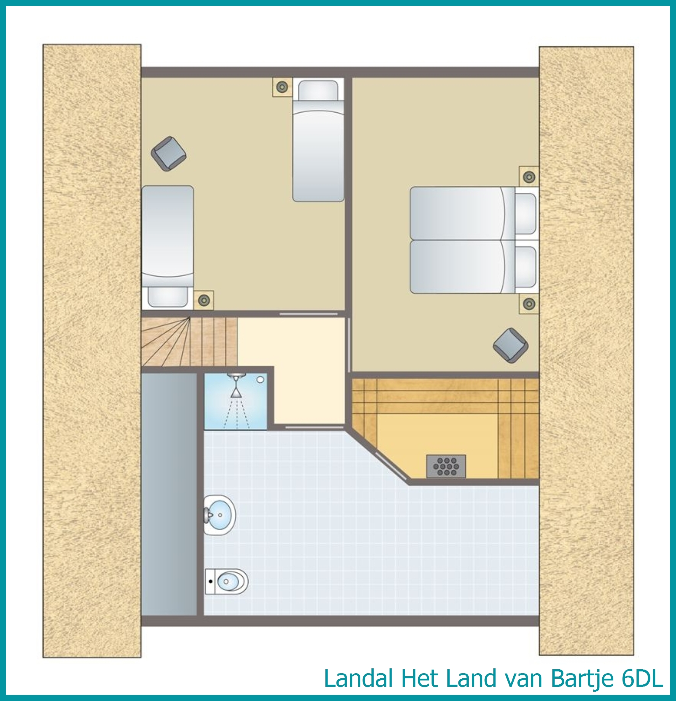 6-person farmhouse residence 6DL at Het Land van Bartje