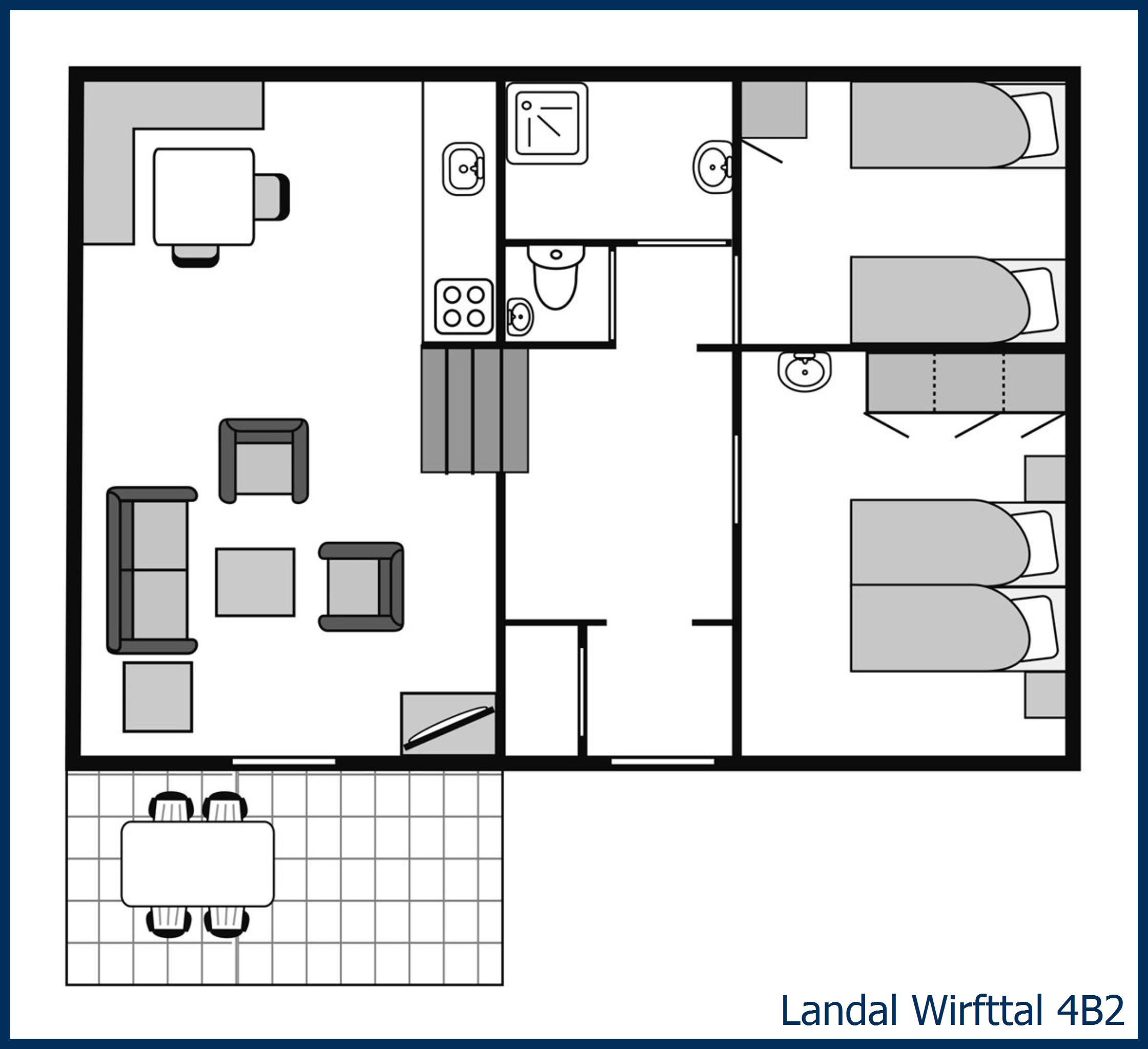 Bungalow 4B2 at Wirfttal