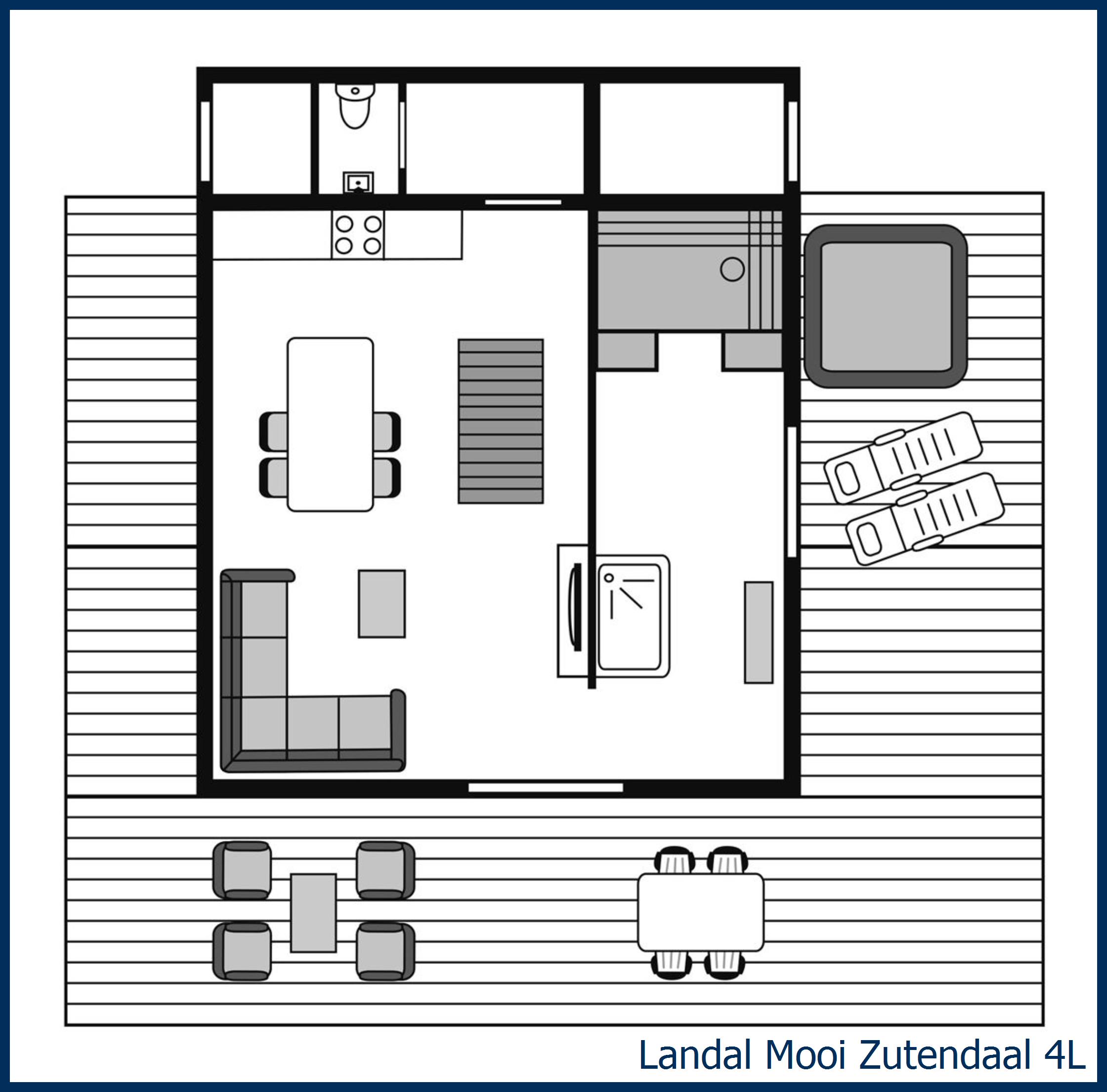 Wellnessvilla 4L at Mooi Zutendaal