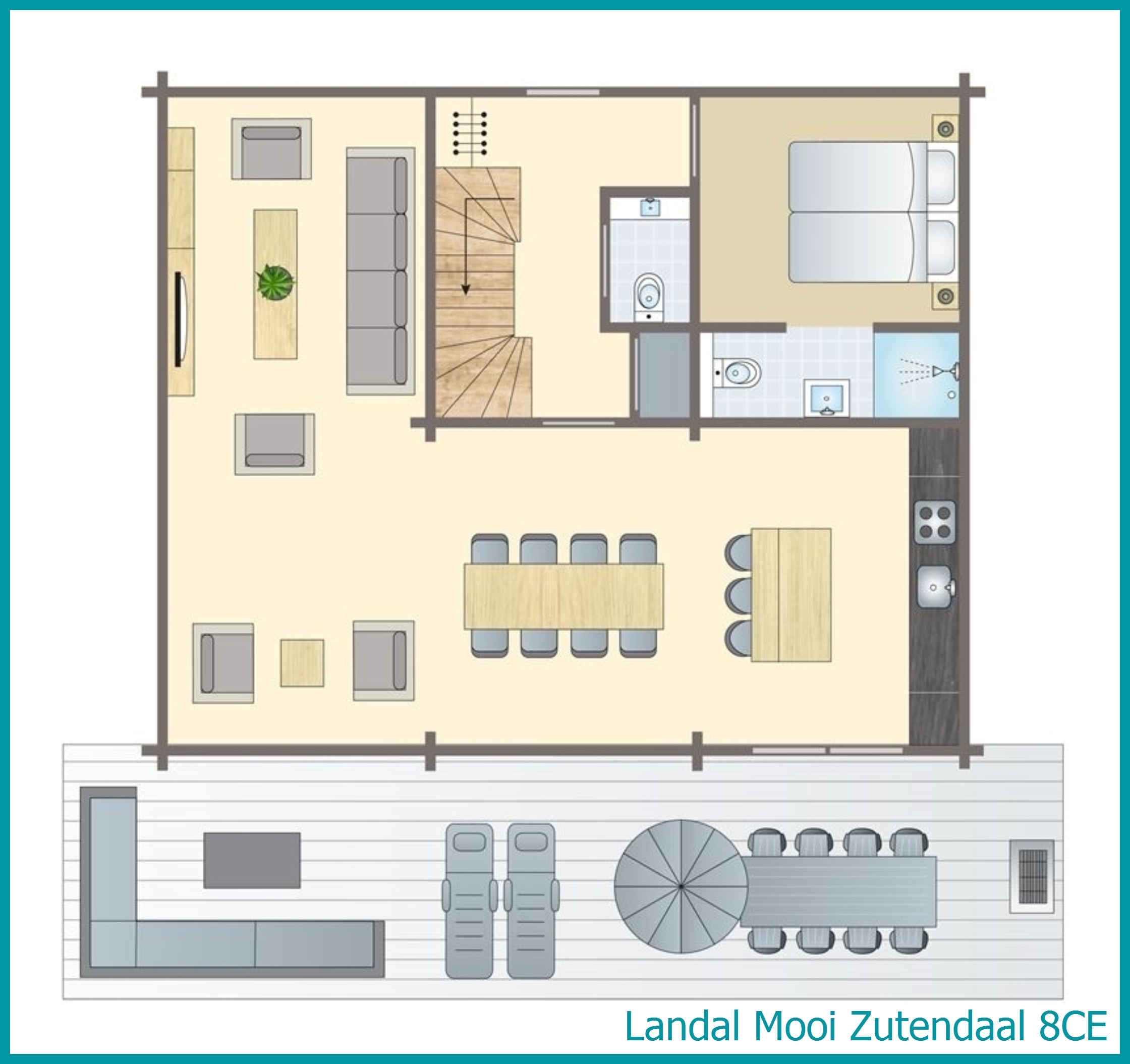 8-person villa 8CE at Mooi Zutendaal