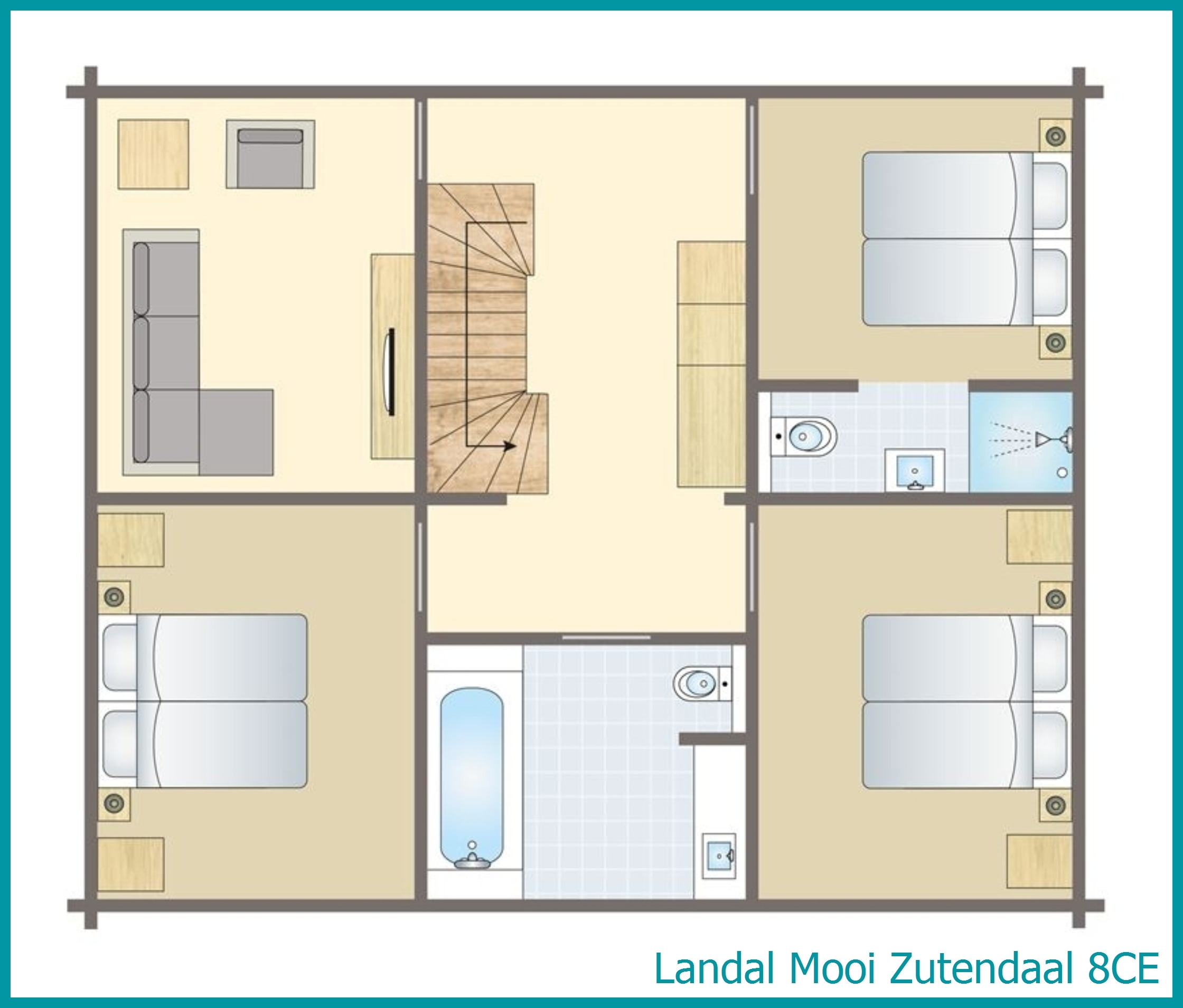 8-person villa 8CE at Mooi Zutendaal