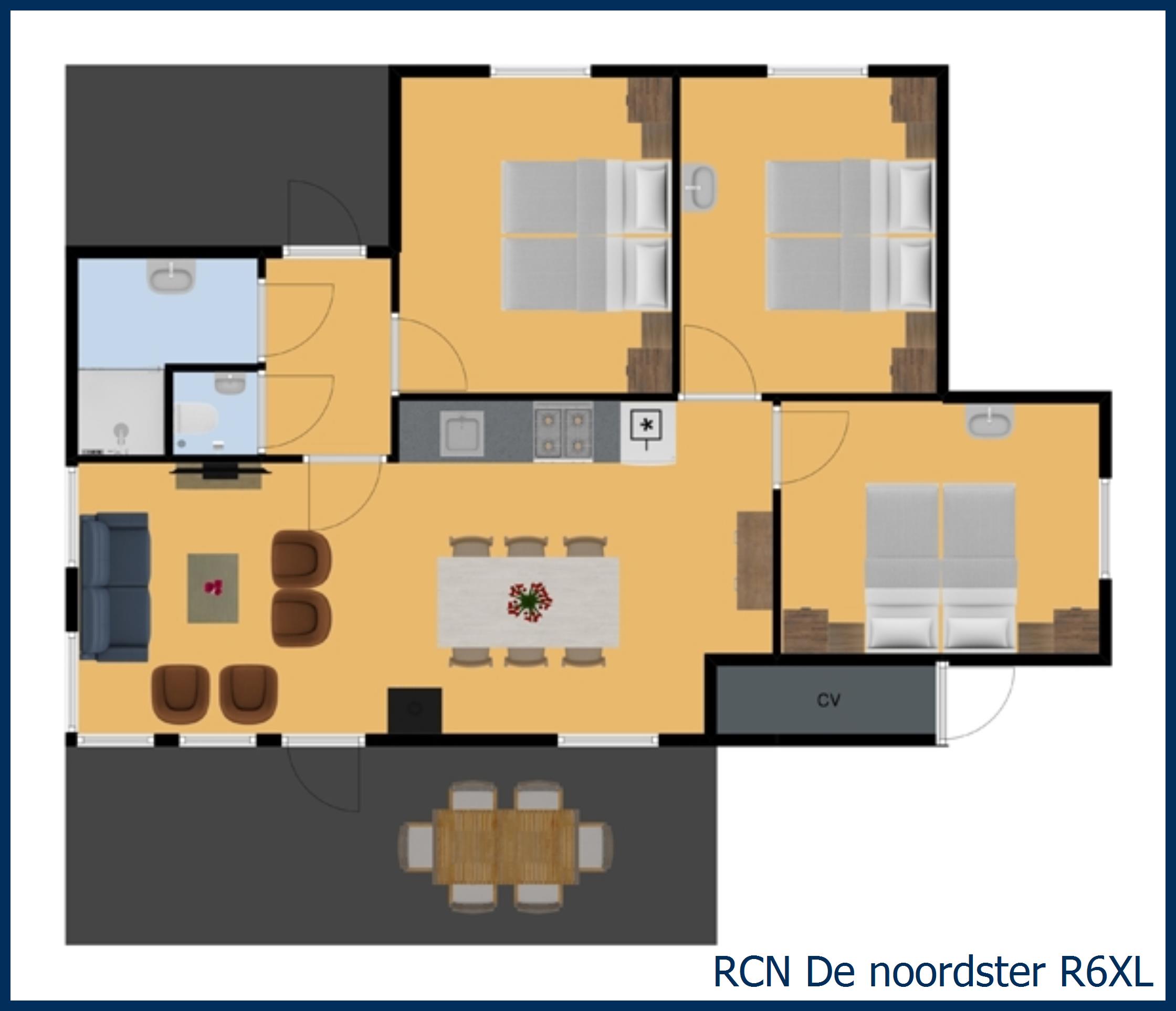 Bungalow mercurius R6XL at De Noordster