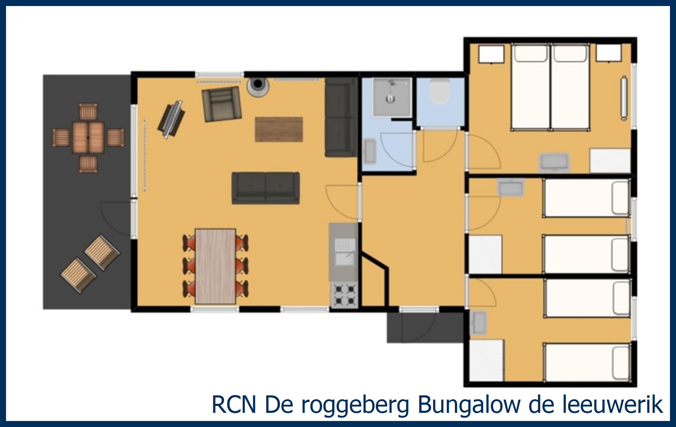 Bungalow de leeuwerik at De Roggeberg