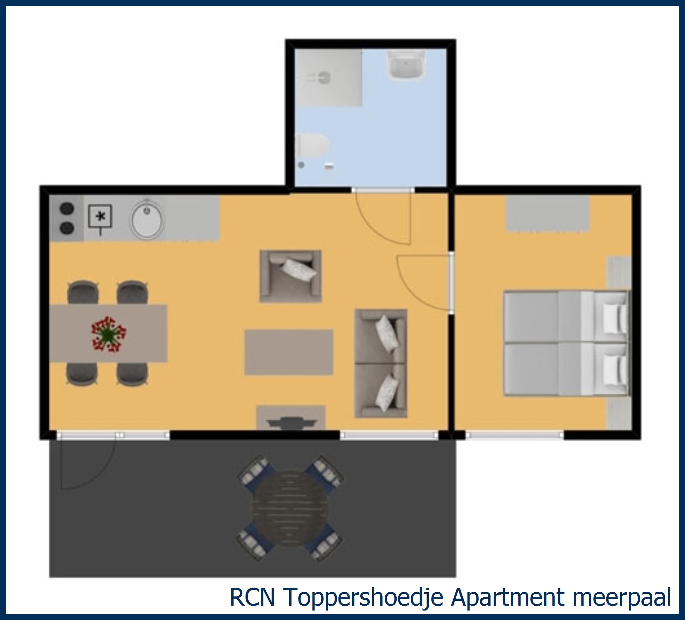 Apartement Meerpaal at Toppershoedje