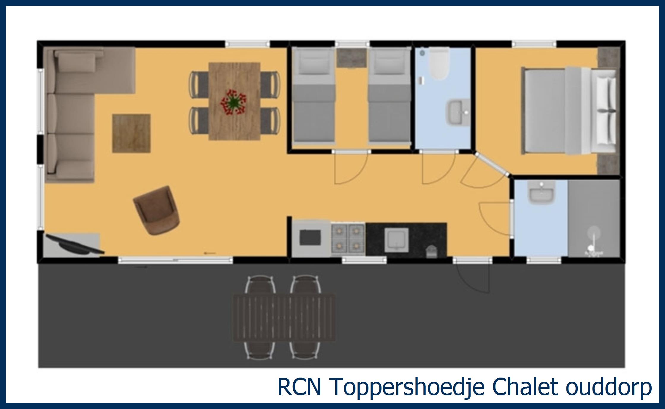 Chalet Ouddorp at Toppershoedje