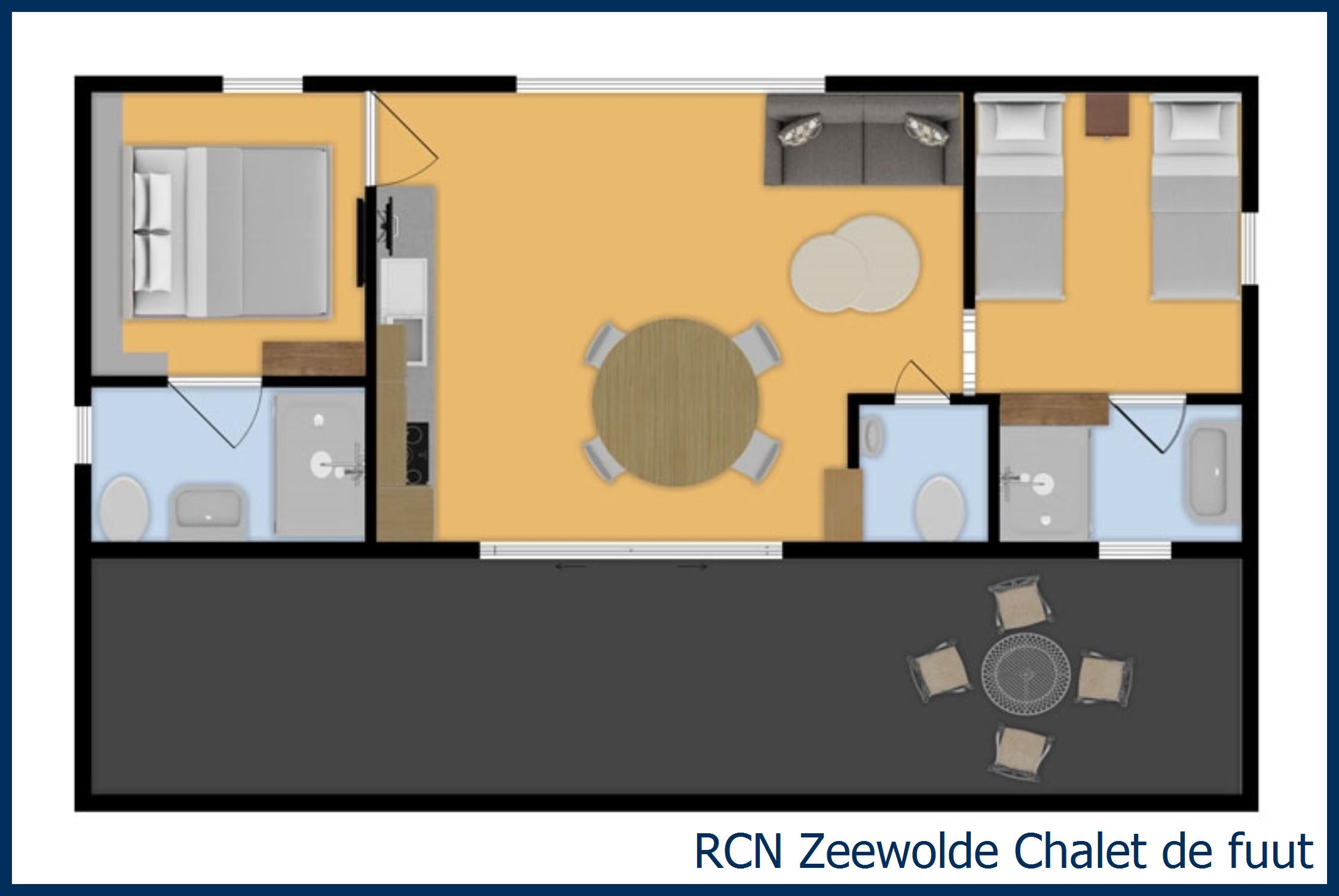 Chalet de fuut at Zeewolde