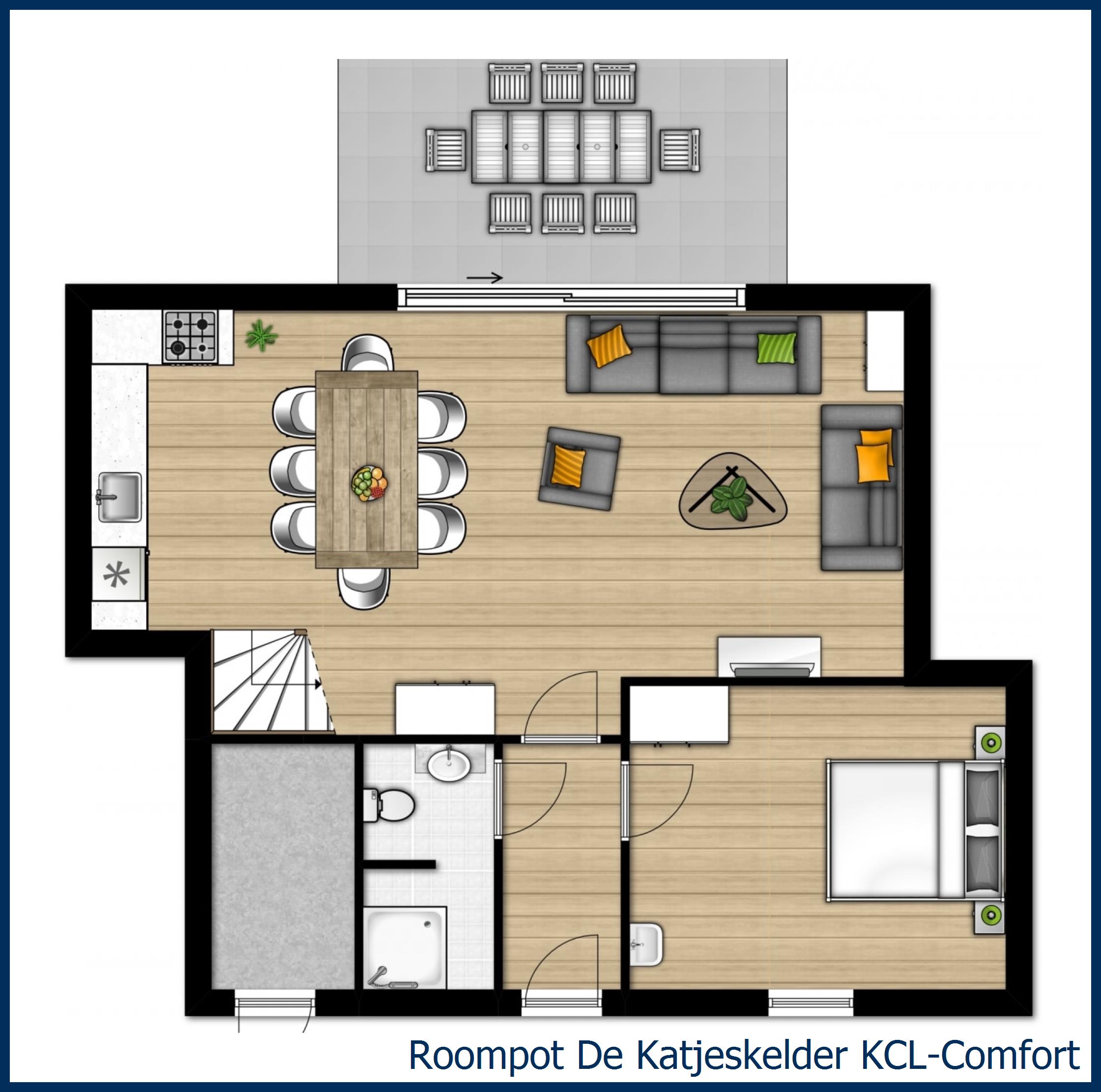 Bungalow KCL-Comfort at De Katjeskelder