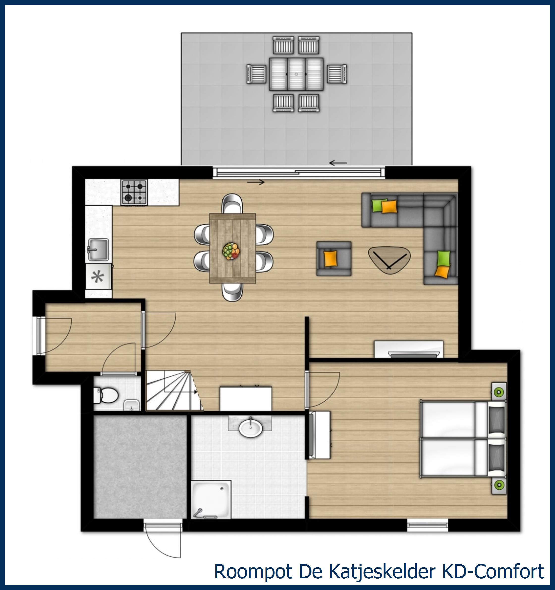 Bungalow KD-Comfort at De Katjeskelder