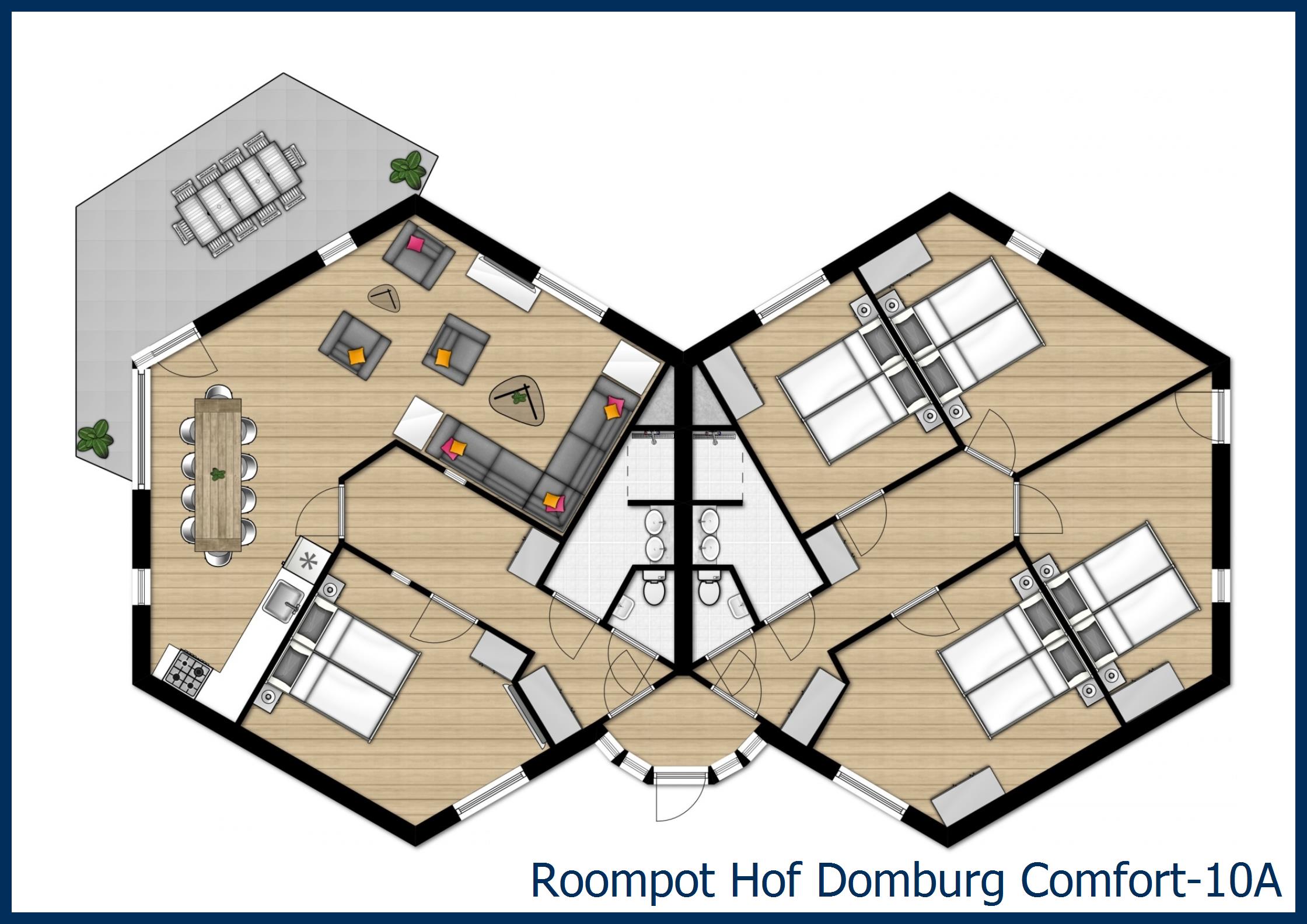 Bungalow Comfort-10A at Hof Domburg