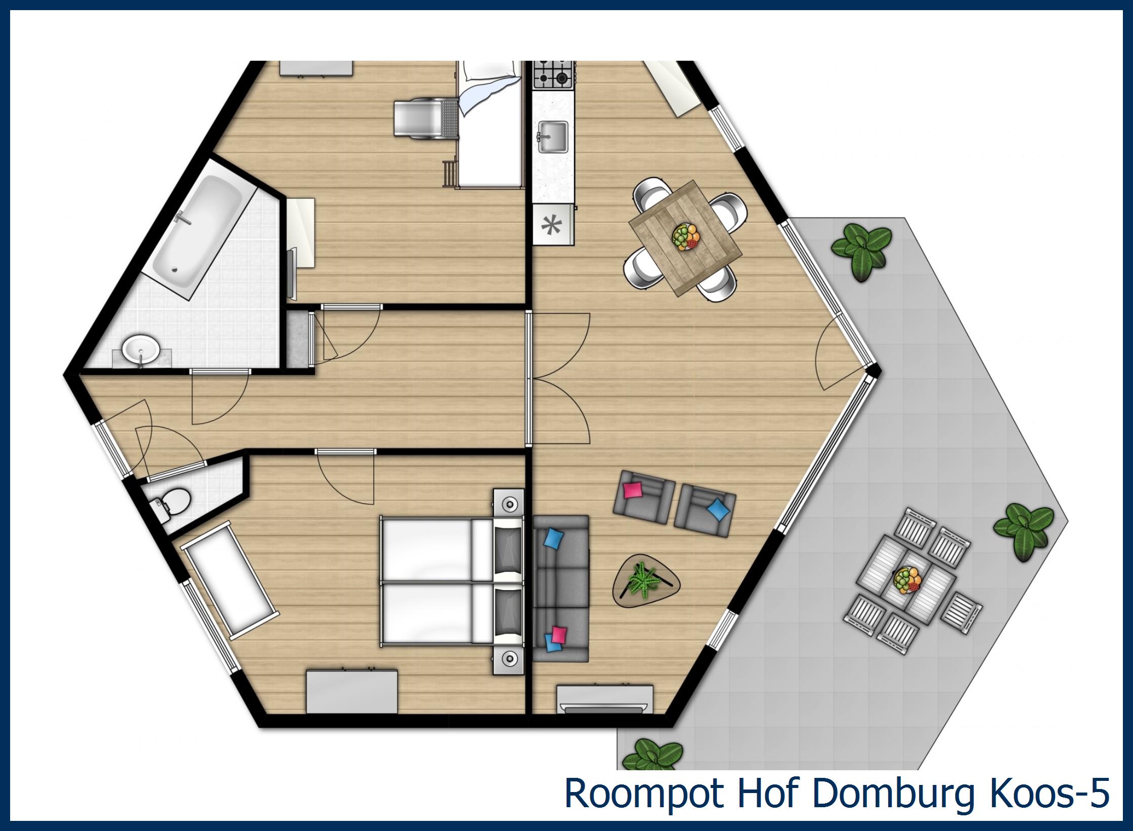 Bungalow Koos-5 at Hof Domburg