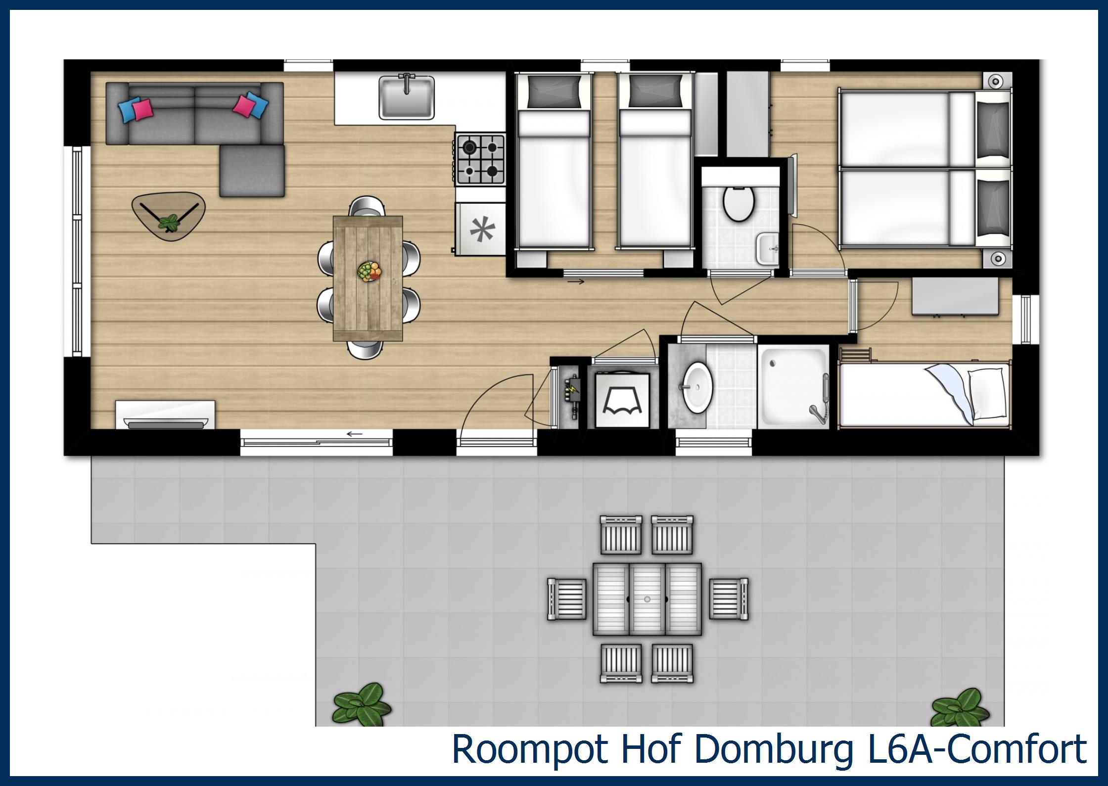 Lodge L6A-Comfort at Hof Domburg