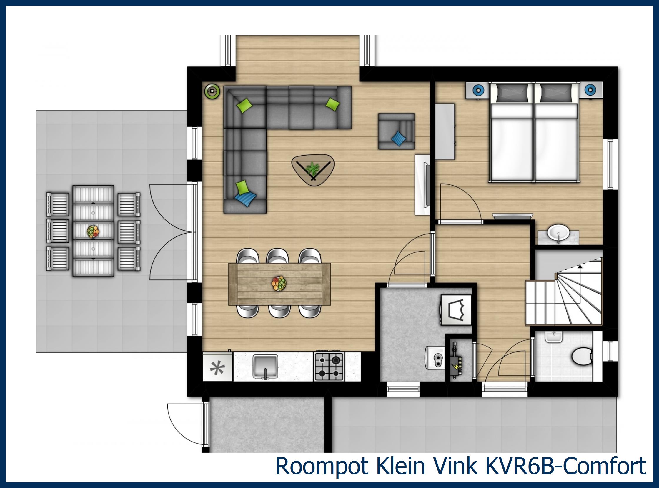 Villa KVR6B-Comfort at Klein Vink