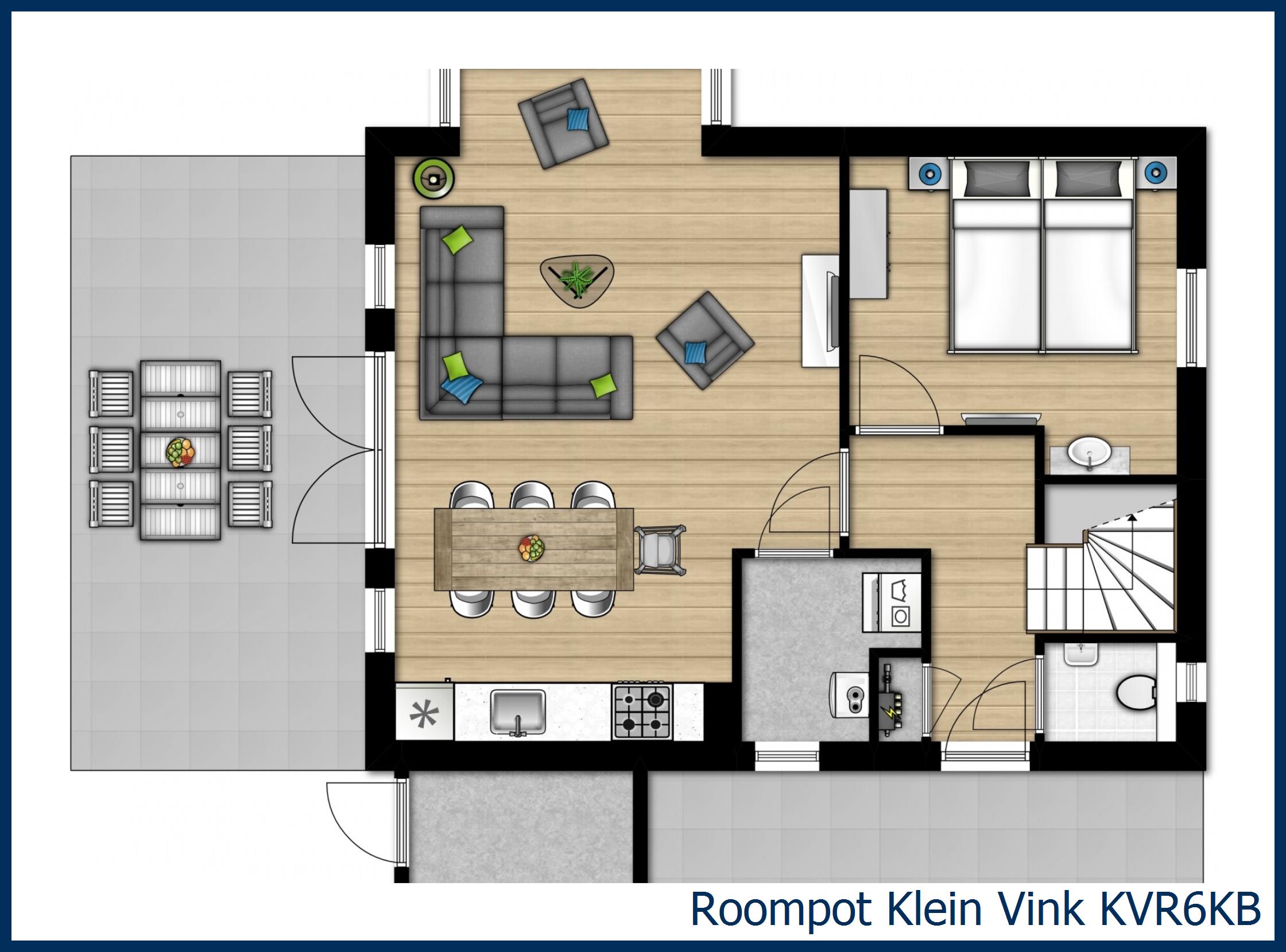 Bungalow KVR6KB at Klein Vink