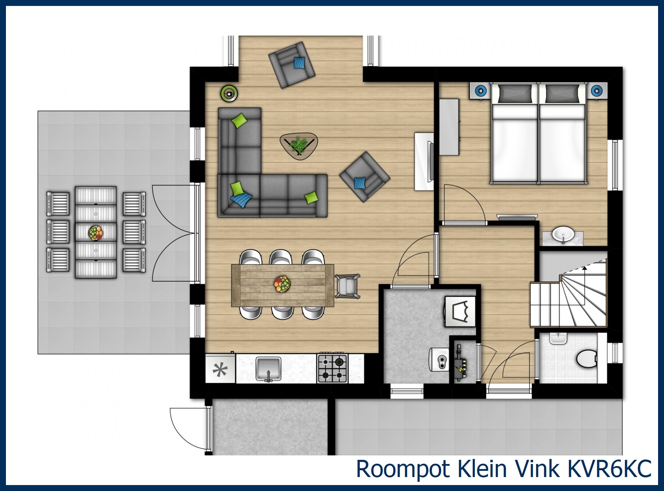 Bungalow KVR6KC at Klein Vink