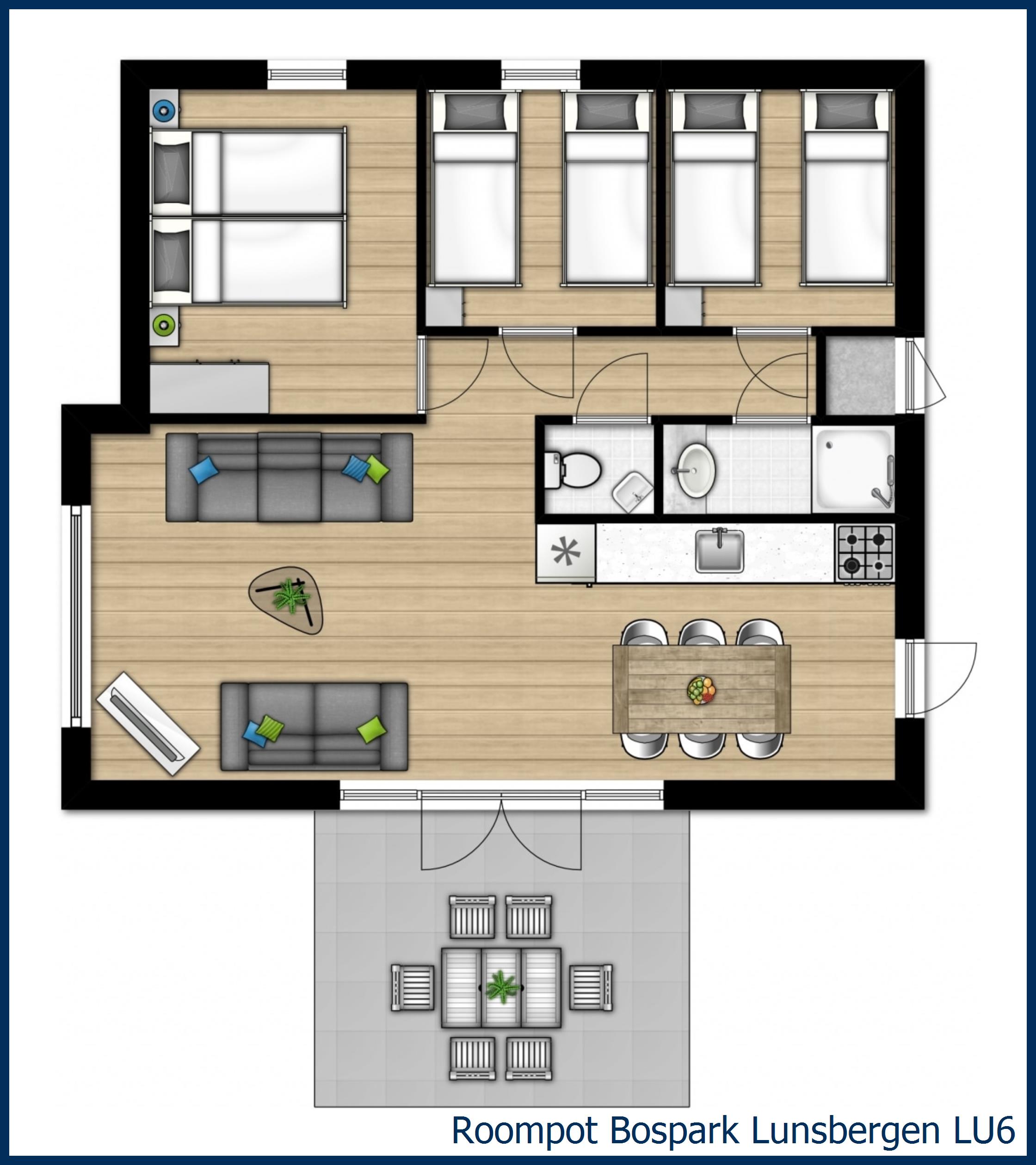 Chalet LU6 at Bospark Lunsbergen